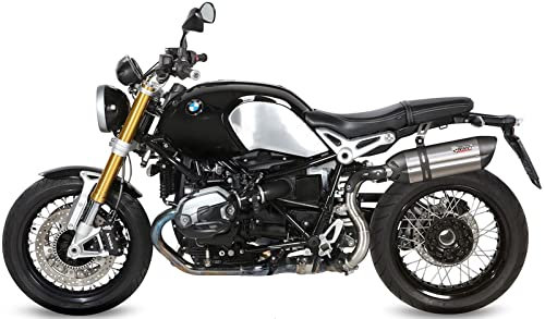 MIVV Auspuff aus Edelstahl kompatibel mit BMW R Nine t Rnine t 2017 2018 2019 2020