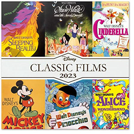 Grupo Erik Wandkalender 2022 2023, Disney Klassiker 16 Monate Wandkalender, Kalender zum Aufhängen von September 2022 bis Dezember 2023, Produkt mit offizieller Lizenz