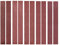 Sunydog 10x300mm 10er Pack Schleifbänder (je 2 mit 120 240 400 800 1000 Körnungen) Aluminiumoxid-Schleifband Schleifpapier Schleifpapier für Bandschleifer