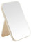 DVHOK 20cm Schreibtisch Make up Spiegel, Einfacher Kosmetikspiegel Faltbare, Tisch-Schreibtisch, Wandbehang, Doppelzweck-Spiegel, Quadratisch, Khaki
