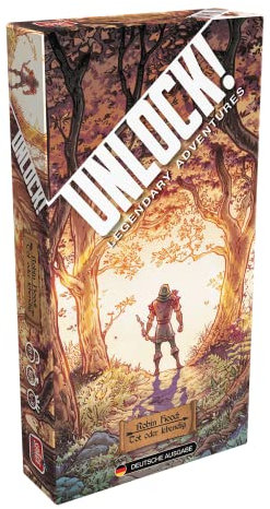 Asmodee, Unlock! – Robin Hood: Tot oder lebendig, Familienspiel, Rätselspiel, 1-6 Spieler, Ab 10+ Jahren, 60 Minuten, Deutsch