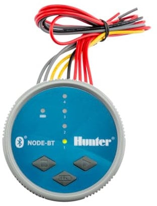 Hunter programador bluetooth alimentado por batería, 4 estaciones node-bt-400