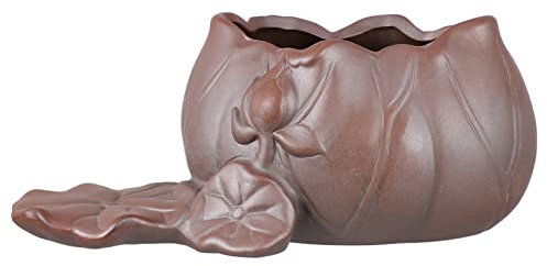 Yardwe 1stk Blumentopf Seerose Schale Pflanzgefäß Porzellan Trockene Blumenvase Bonsai-töpfe Blumenvase Aus Porzellan Modern Bauernvase Mit Blumen Halter Lotus Trockene Vase Keramik