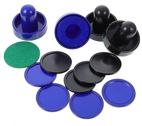 ibasenice Kinderanzug Kinder-Kits Leichte Air-Hockey-Ersatz-Pucks 2 Sets Air-Hockey-Pusher-Pucks Ersatz Für Spieltische Torwart-Header-Set Eishockey Zubehör Anzug Für Kinder