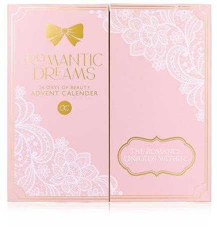 accentra Beauty Adventskalender für Frauen ROMANTIC DREAMS mit 24 Körperpflege und Accessoires Produkten für eine abwechslungsreiche und gepflegte Adventszeit Besuche den accentra-Store, rosa