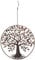 Tree of Life 16cm Metal Hanging Decoration - Bronze Effect Garden Plaque