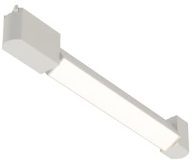 Maytoni Moderne Langfeldleuchte für Einphasen-Schienensystem UNITY Basis Rot LED incl. Weiß aus Aluminum und Kunststoff Energieeffizient 12W für Küche, Schlafzimmer, Wohnzimmer, Esszimmer, Lobby