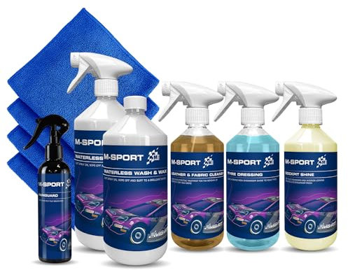 M-Sport Car Cleaning Kit, 10 Piece Car Care Kit