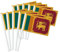 Kleine Sri Lanka-Flagge, Sri Lanka, Mini-Dekoration, Banner, 25 Stück