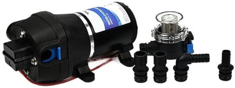 Mini bomba eléctrica de suministro de agua de alta presión, refuerzo autoaspirante de vacío, CC de 12V y 24V, FL-30/31(12V)