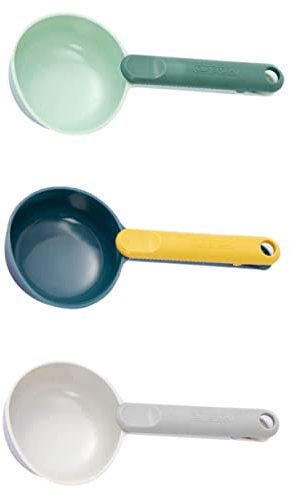 Amosfun Cucchiaio Per Riso Home 3 Pezzi Set Di Cucchiai Per Riso Con Clip Di Tenuta Sicuro Facile Da Usare Per La Cucina Quotidiana