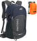 ONETOALL Diebstahlsicherer Wanderrucksack Damen 20L, Leichter Tagesrucksack Herren Klein, Wasserdichter Fahrrad Rucksack mit Rückenbelüftung zum Wandern Tagestour Radfahren Reisen Pendeln, nur 500g