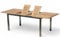 ALEOS. A-Grade Teak - Edelstahl Ausziehtisch 160-220x90cm ausziehbar Gartentisch Holztisch Esstisch Tisch Massive Ausführung Teakholz Serie Kuba