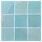 Commomy 10 Stück Upgrade Dickere 3D Fliesenaufkleber Klebefliesen Küche Bad Blau, Quadratisch Vinyl Küchenrückwand Wandfliesen Metro Selbstklebend Fliesen(30.5 x 30.5 cm)