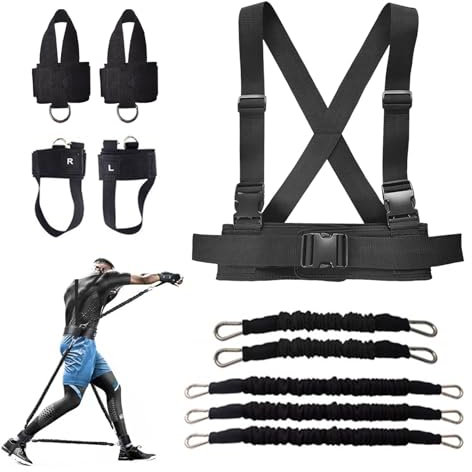 Boxing Resistance Bands, Boxen Training Resistance Band Strength Training Equipment Boxtraining für Zuhause Widerstandsbänder Set Resistenzbänder Ankle Straps für Boxtraining Trainingsgeräte