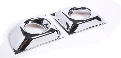 Griglia fendinebbia per auto Cornice per fendinebbia anteriore per Fiat 500 2011-2015 per anello di copertura ABS(2)