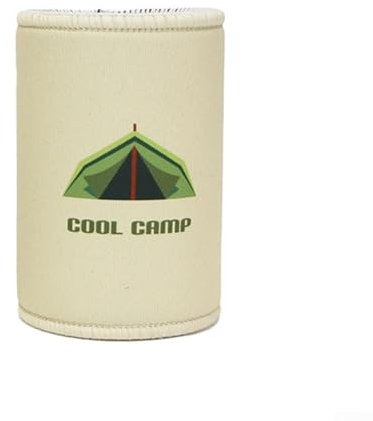 Manicotto refrigerante leggero per uso esterno, isolamento in neoprene per migliorare la tua esperienza di bevande (kaki corto)