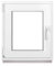 Framex Ventana de plástico blanco ancho x alto 60 x 65 cm (600 x 650 mm) 3 compartimentos (32 mm) giratorio basculante DIN izquierda – Premium – Todos los tamaños