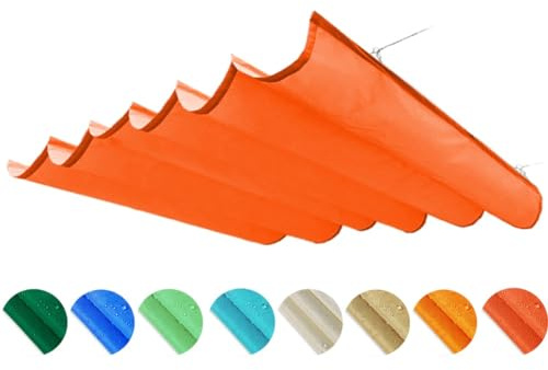 Tenda parasole retrattile impermeabile per pergola, con kit di montaggio, protezione UV per patio, giardino e veranda
