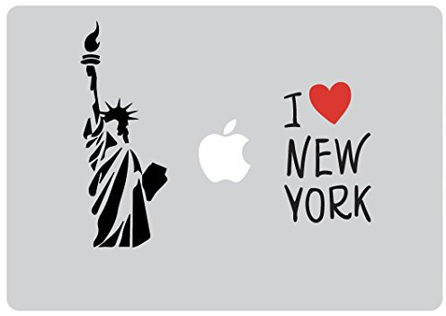 I love New York Design Apple MacBook Vinyl Haut Aufkleber Aufkleber