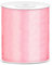 SATINBAND 25m x 100mm 10cm breit Geschenkband Band Satin Hochzeit Tischläufer (rosa)