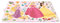0429, Mantel Individual Baby; Disney Princesas; Dimensiones 43x29 cms; Producto de plástico Reutilizable; Libre bpa.