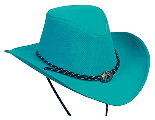 Kakadu Traders Cowboyhut Western Plains Breeze Soaka, XL, Türkis