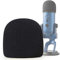 Mic Windscreen Cover Compatible with Blue Yeti, Yeti Pro Pop Filter, for Blue Yeti Microphone Cover Foam Wind Shield by SUNMON (Black)