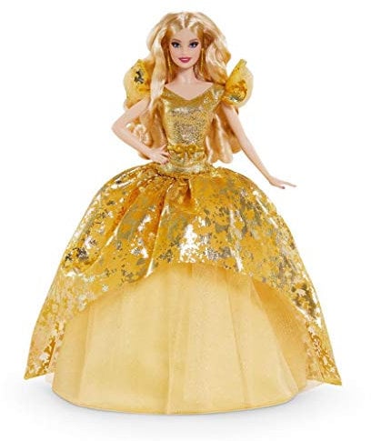 Barbie Signature GHT54 - Holiday Puppe (blond), Collector Sammler Puppe