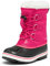 Sorel KIDS YOOT PAC NYLON WATERPROOF Schneestiefel für Unisex Kinder, Rot (Bright Rose) - Youth, 33 EU