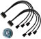 Bubuyun 2PCS SATA to PWM Fan Adapter Cable - 15 Pin to 3 x 3 Pin / 4 Pin, 12V Case Fan Power Adapter for Computer Cooler