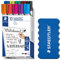 STAEDTLER whiteboard Marker Lumocolor, Linienbreite ca. 2,00 mm, schnelltrocknend, geruchsarm, lange Lebensdauer, blockierte Spitze, 10 whiteboard Marker inklusive Schwamm, 351 B10P1X