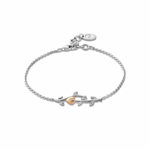 Clogau Tree of Life Sterling Silver Vine Bracelet with Topaz