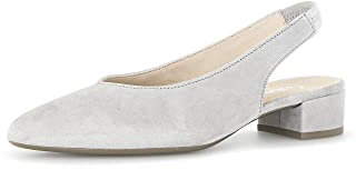 Gabor Damen Slingpumps, Frauen Absatzschuhe,Komfort,bequem,high Heels,hochhackige Schuhe,stoeckelschuhe,Ausgehschuhe,Light Grey,38.5 EU / 5.5 UK
