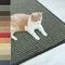 casa pura Katzen Kratzmatte aus Natur Sisal Kratzteppich Kratzmöglichkeiten für Katzen Kratzmöbel für Wand oder Boden - robust & waschba 40 x 60 cm Grau