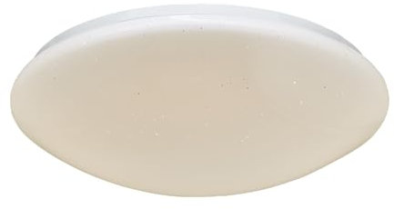 KHG LED-Deckenleuchte mit Sternenhimmeloptik in weiß, dimmbar, Farbtemperatur CCT (Weißspektrum) 2700-6500K, Nachtlichtfunktion, 1.920 lm lm Lichtleistung, für Wohn-, Schlaf- und Esszimmer