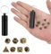 DND Würfel Set, 7 Stück DND Dice Set Würfelset für Dungeon und Dragons MTG RPG D&D D20, D12, D10, D%, D8, D6, D4, Polyedrische Würfel Set DND Zubehör Geschenk (Antique Bronze)