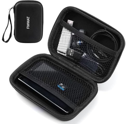 MP3 & MP4 Player Case for Luoran for innioasis for TIMMKOO-Travel Carrying Case for 2.8- 4.3 Touch Screen MP3 MP4 Music Player with Bluetooth Fit for Earbuds, USB Cable, Memory Card-Black