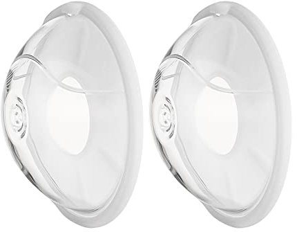 YIWENG 2pcs Wearable Milk Saver for Breastfeeding Manual Breastmilk Collector Silicone Breast Shell Milk Catcher for Collecting Leaking Breastmilk 30ml Capacity Milk Collection Cup