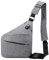Anti Diebstahl Tasche Damen Diebstahlsichere Reisetasche Tasche Diebstahlsicher Brusttasche Sichere Tasche Anti Theft Travel Bag Flex Tasche Umhängetasche Bodybag Rechtshänder (Grau)