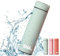 Botella con Pantalla Led Táctil con Temperatura, Termo 500ML, Botella de Acero Inoxidable Acabado Mate rugoso, Resistente al agua, Sellado Antigoteo. (VERDE)