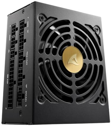Sharkoon Fuente de Alimentación 750W Certificación 80+ Gold Modelo Rebel P20 SFX Compacta Modular