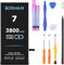 bokman for iPhone 7 Battery Replacement, 3800mAh High Capacity Li-ion Polymer Battery with All Tool Kits and Adhesive Strips