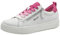 Tamaris Comfort Damen Sneaker flach mit Reißverschluss Freizeit, Weiß (White/Fuxia), 40 EU