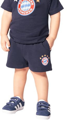 FC Bayern München I Sweatshort Essential I Kinder I Navy | Offizieller FC Bayern München Fanartikel, Fußball, Bundesliga