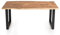 Dynamic24 Esstisch Akazie 220x110 cm Esszimmertisch Küchentisch Tisch Holztisch