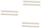 Gadpiparty 6 Sets Adhesive Drawer Slides Pull Out Cabinet Organizer Cabinet Tracks Runner Pull Out Replace Guide Rail with 12 Stickers for Baskets Storage Boxes Bins