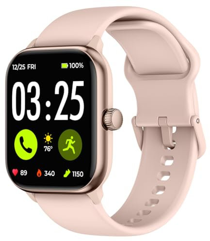 Spade & Co Health Smartwatch 4 - Smartwatch for Men & Women, Heart Rate, Sleep & SpO2 Monitor, Pedometer, Fitness Tracker, Answer/Make Calls IP68 Waterproof iOS & Android Compatible