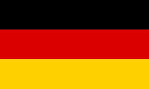 2 x Aufkleber Deutschland Flagge – 8 x 5 cm Sticker – wetterfest & UV-beständig – Autoaufkleber – Deko-Sticker für Auto, Boot, Laptop & Fenster**
