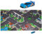 alles-meine.de GmbH Spieleteppich/Spielmatte - Stadt 110 cm * 55 cm - incl. Fahrzeug - für Auto - Fahrzeug Teppich Autoteppich Kinderzimmer - Fahrzeuge Straßen Spielteppich..